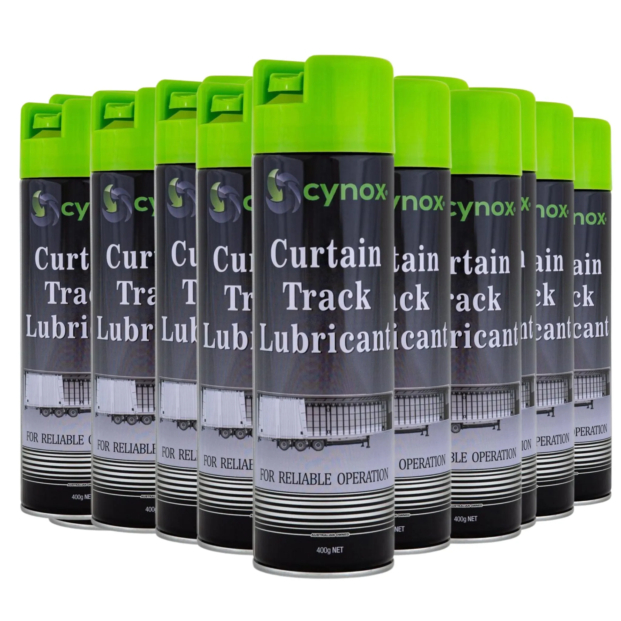 12 CANS CURTAIN TRACK LUBRICANT
