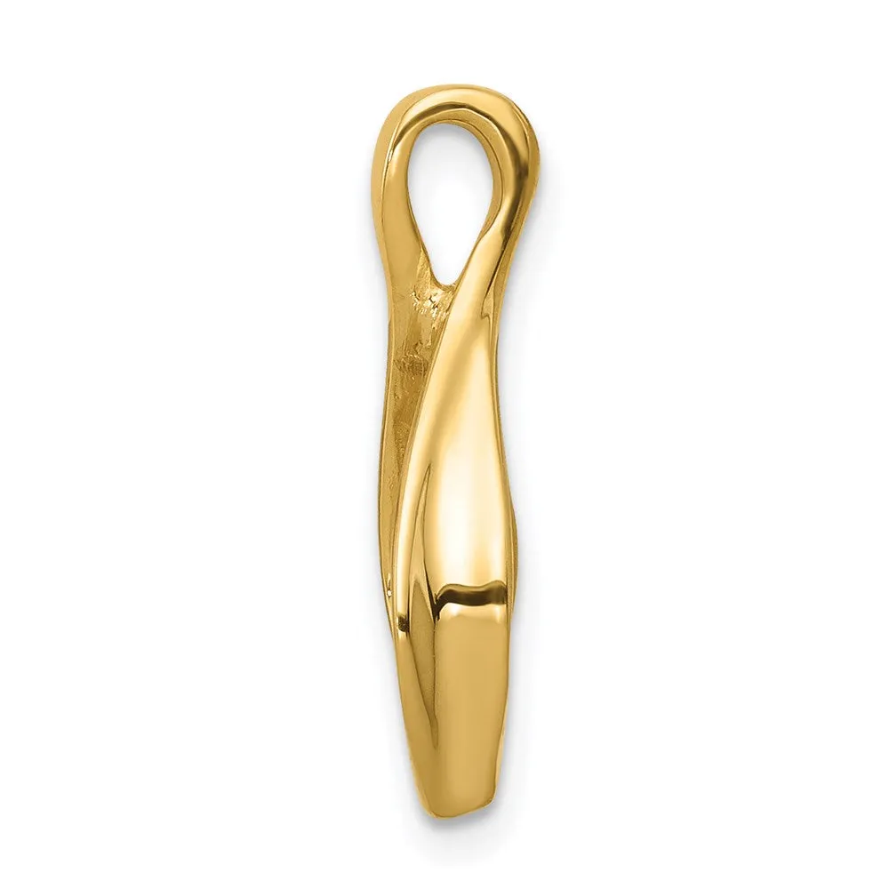 14k Chain Slide Omega Slide