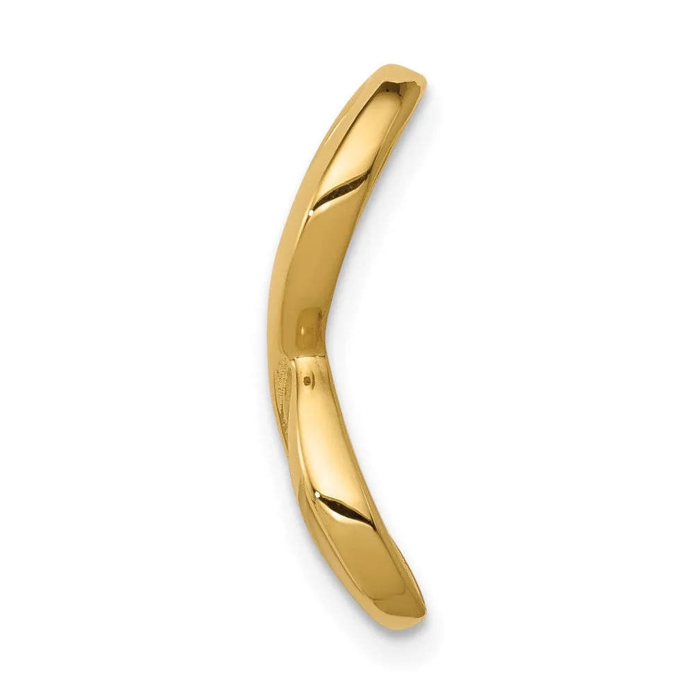 14k Fancy Polished Infinity Figure-8 Slide