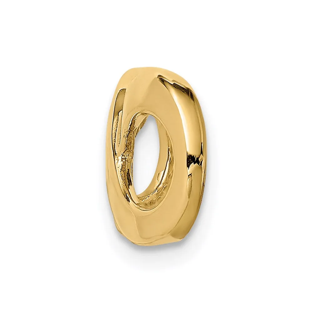 14k Fancy Polished Infinity Figure-8 Slide
