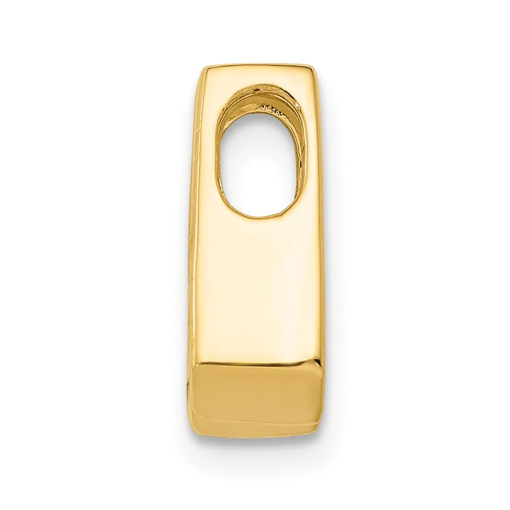 14k Yellow Gold VS 4mm Diamond Slide