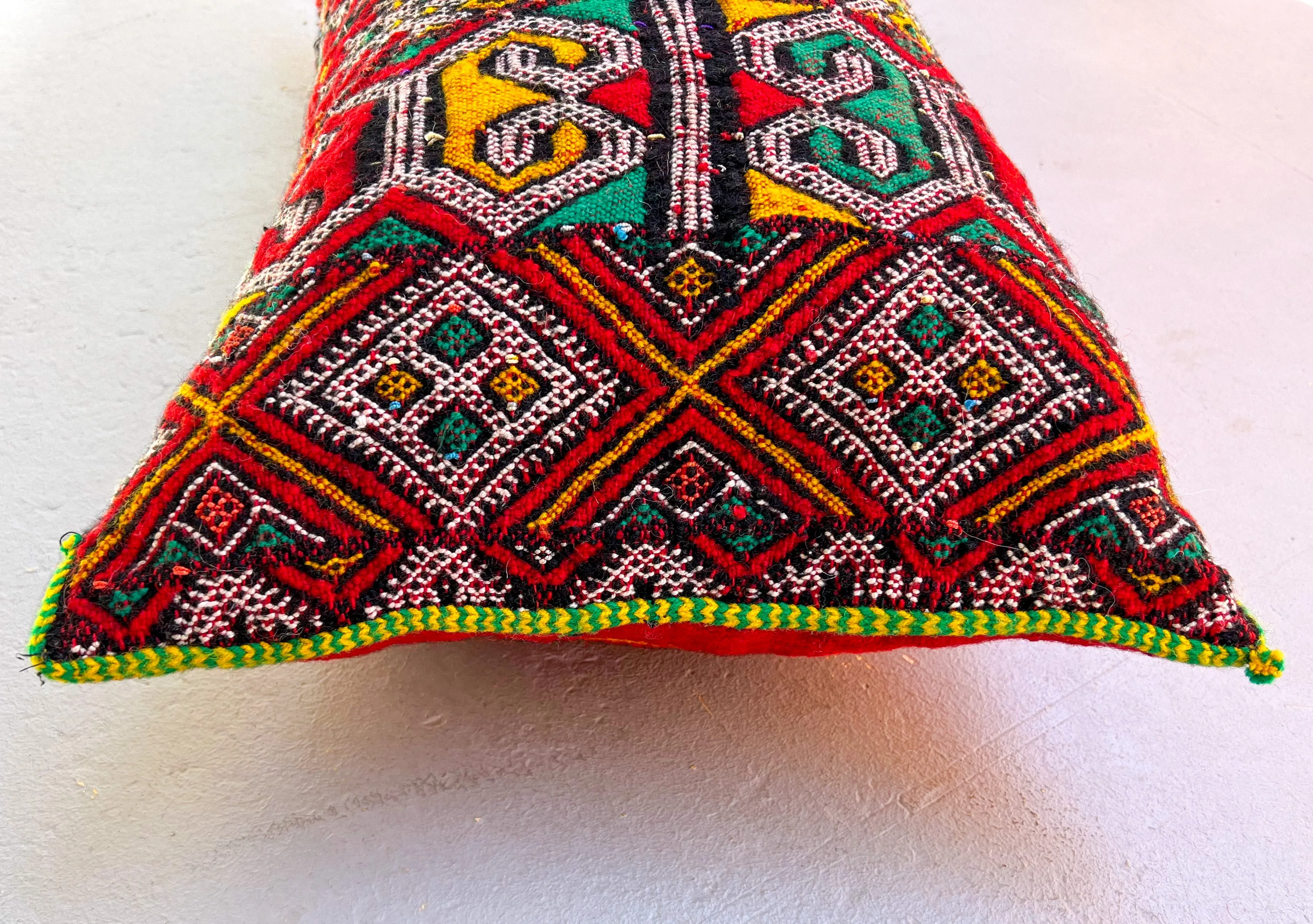 Ain Leuh Lumbar Pillow - Sun
