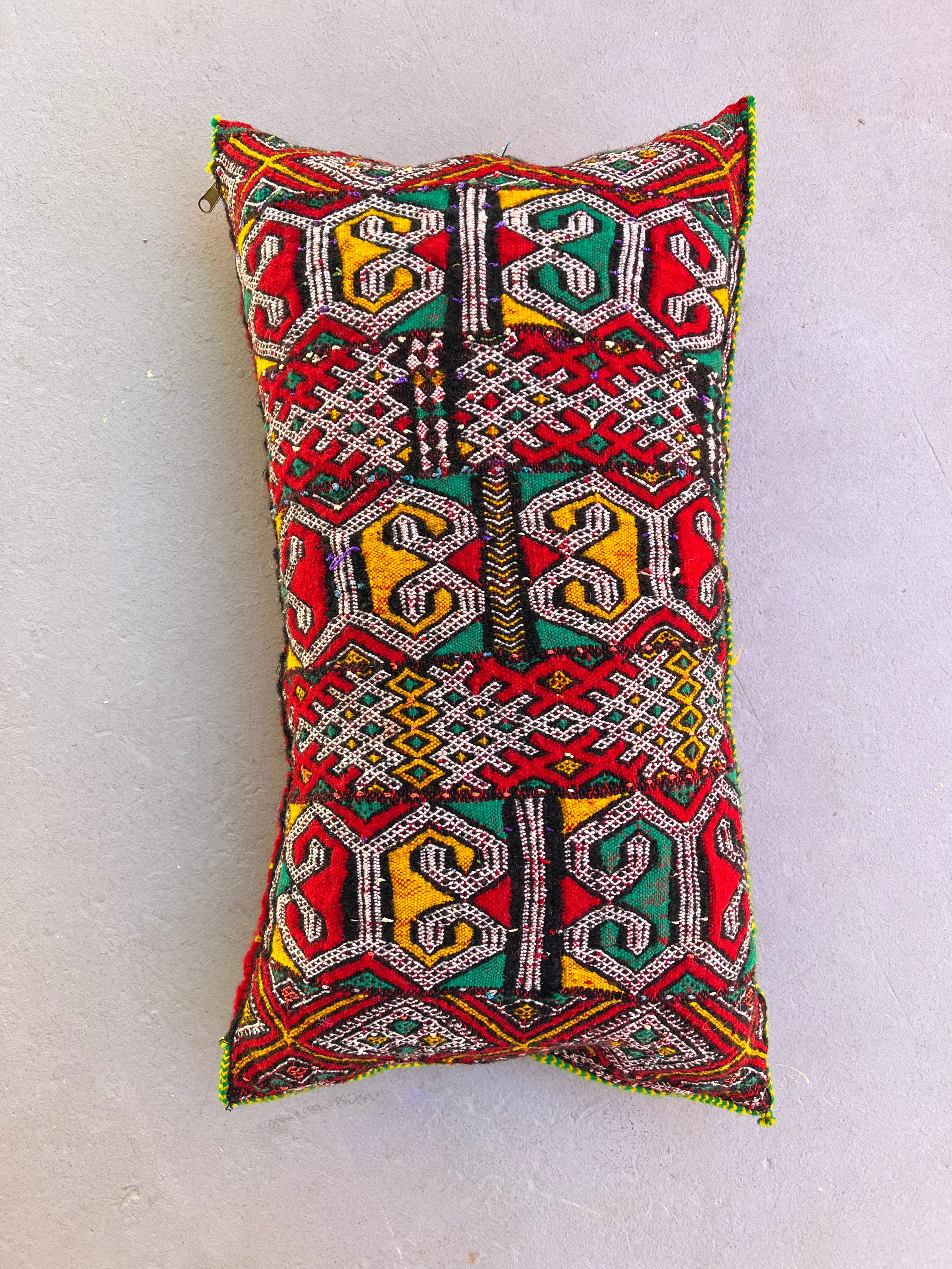 Ain Leuh Lumbar Pillow - Sun