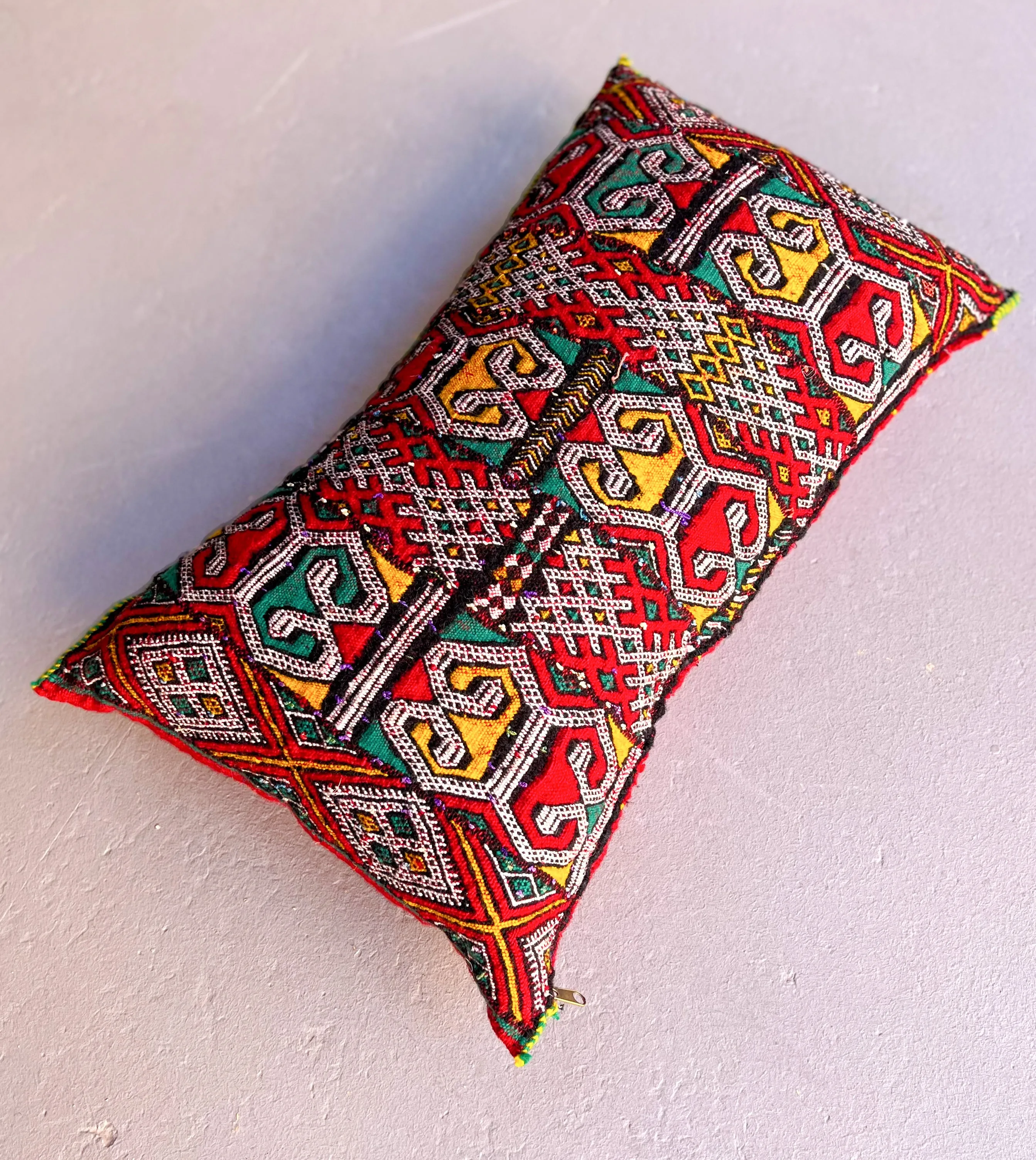 Ain Leuh Lumbar Pillow - Sun