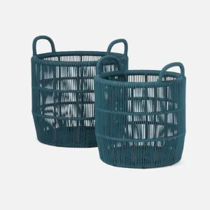 Amelia Baskets - Azure