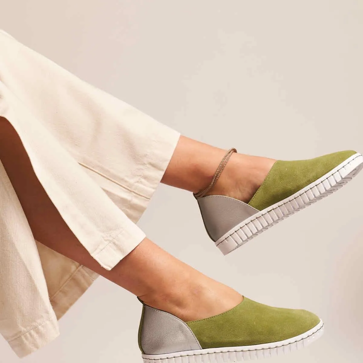 BENDY Aloe - Italian leather