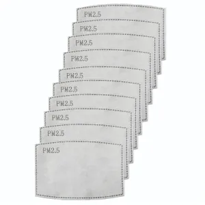 BHS Volunteer Activated Carbon Face Covering Filter (pack of 10)
