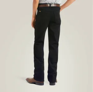 Boys Ariat B5 Slim Stretch Legacy Black Straight Jean