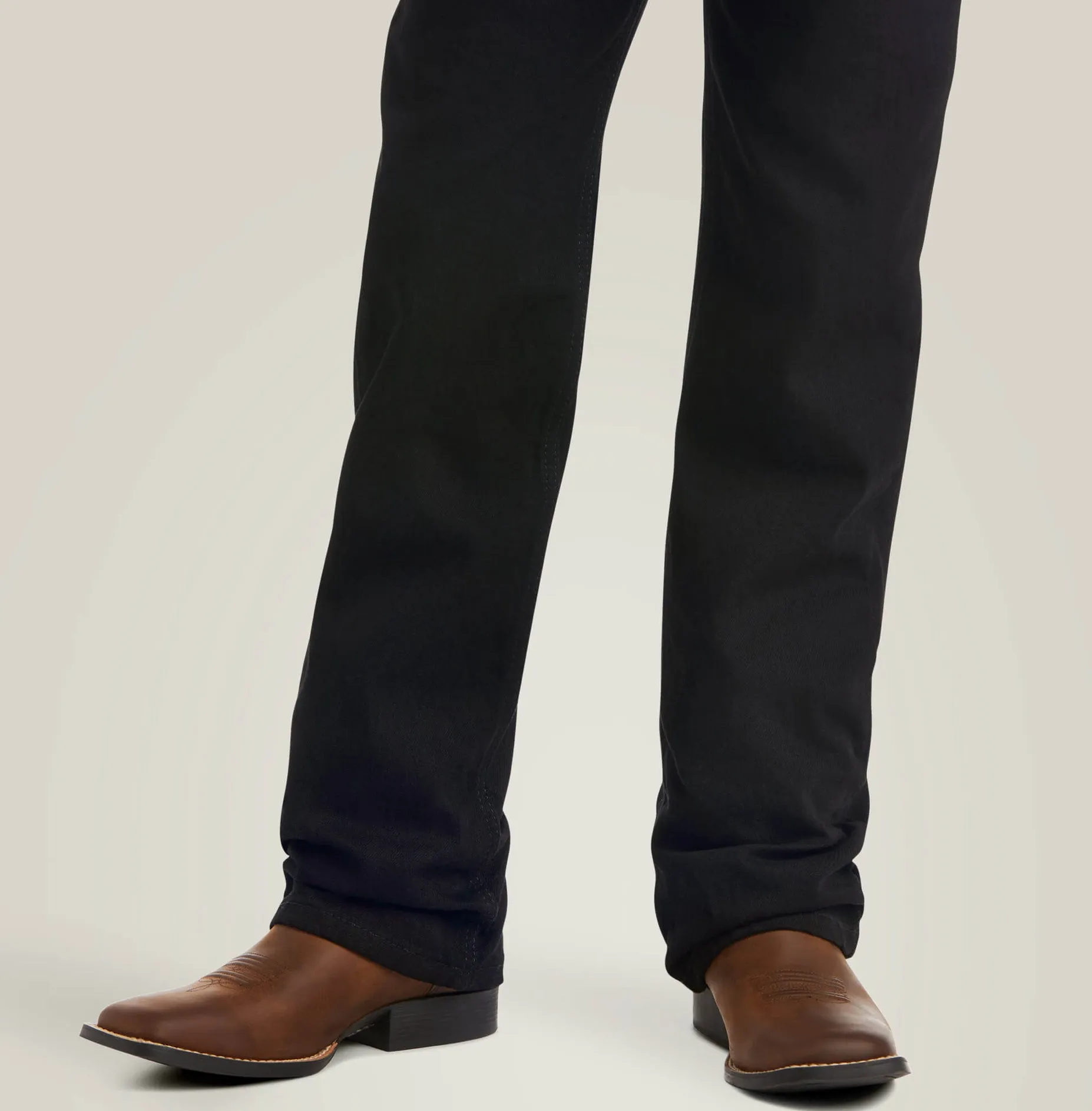 Boys Ariat B5 Slim Stretch Legacy Black Straight Jean