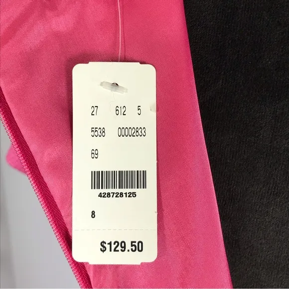 Brooks Brothers Pink Sheath Dress Pique Short Sleeve V-neck Drop Waist Cotton