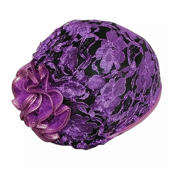 BT Mesh Lace Flower Cap