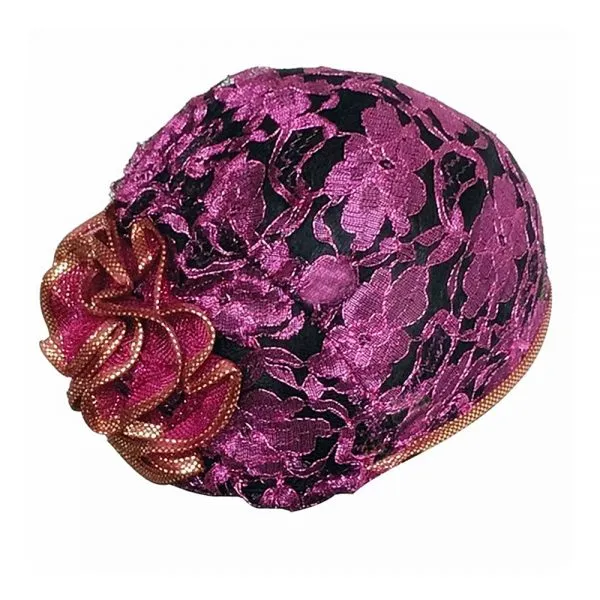 BT Mesh Lace Flower Cap