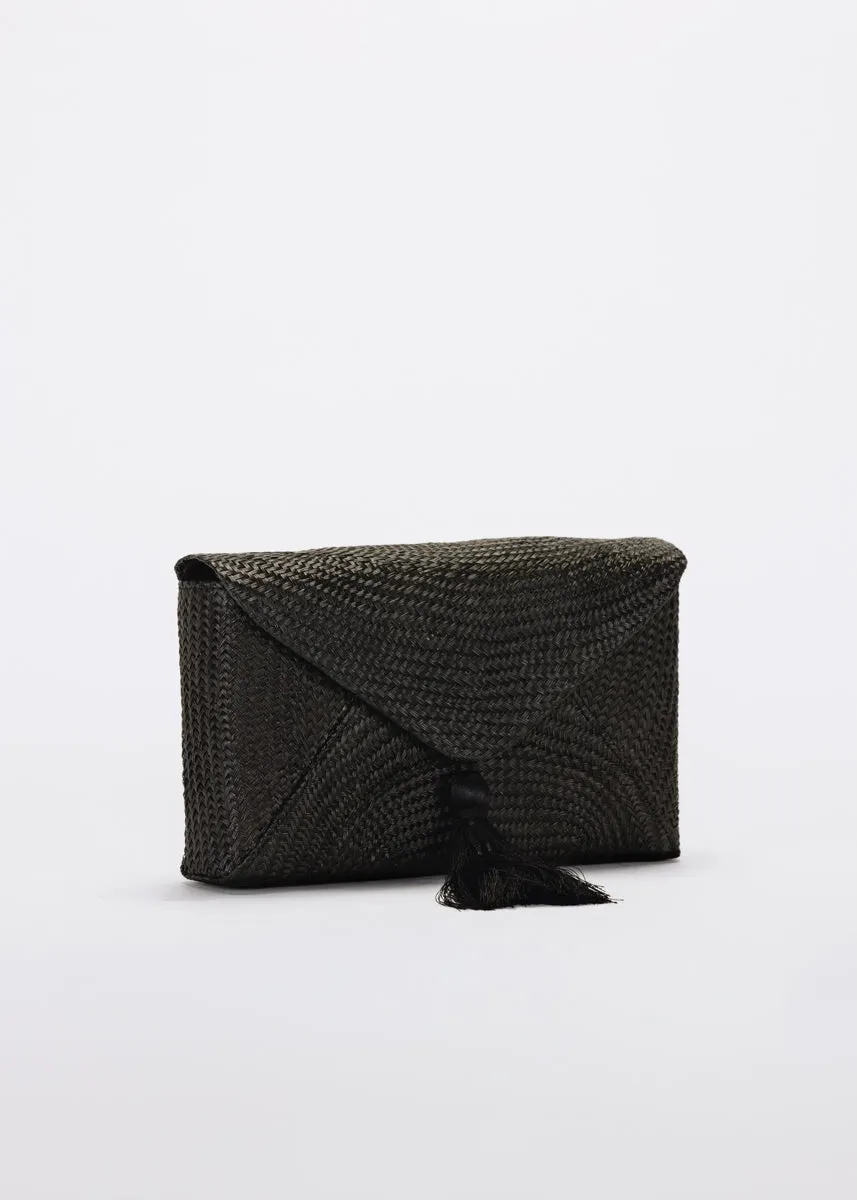 Cassia Straw Clutch Bag