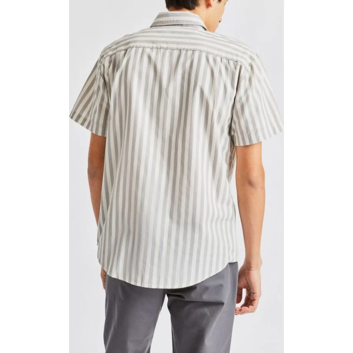 Charter Stripe S/S Woven - Dove