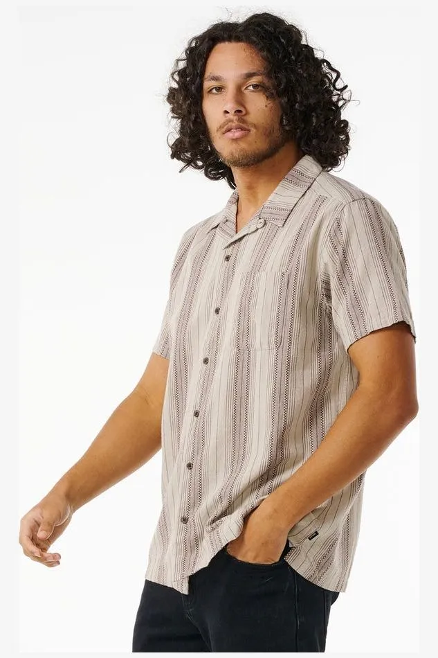 CHECK MATE S/S SHIRT - BONE