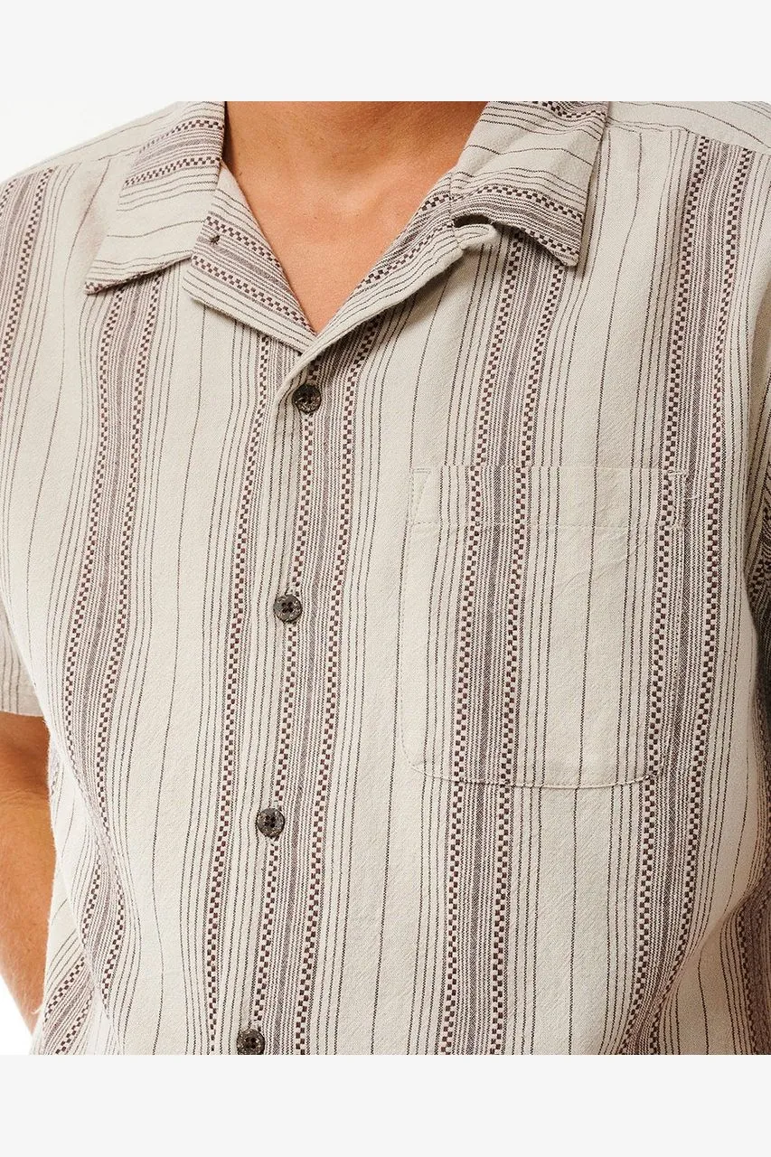 CHECK MATE S/S SHIRT - BONE