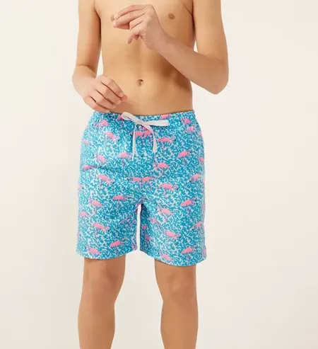 Chubbies Youth The Domingos Are For Flamingos -Classic Swim Trunk