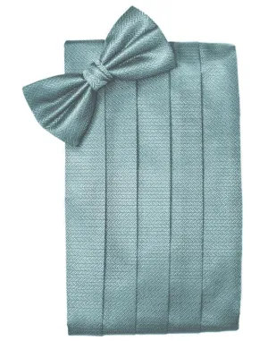 Cloudy Herringbone Cummerbund