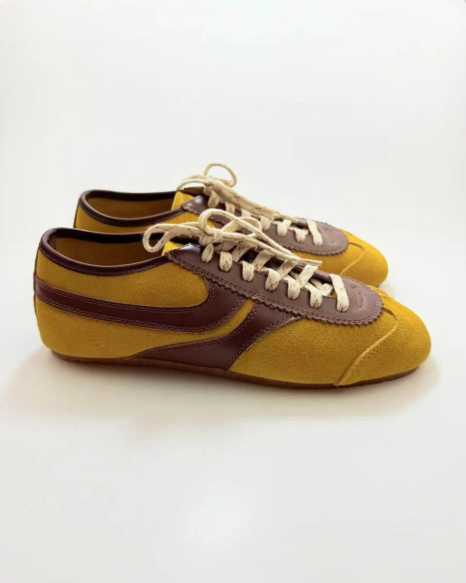 Color Block Tied Sneakers