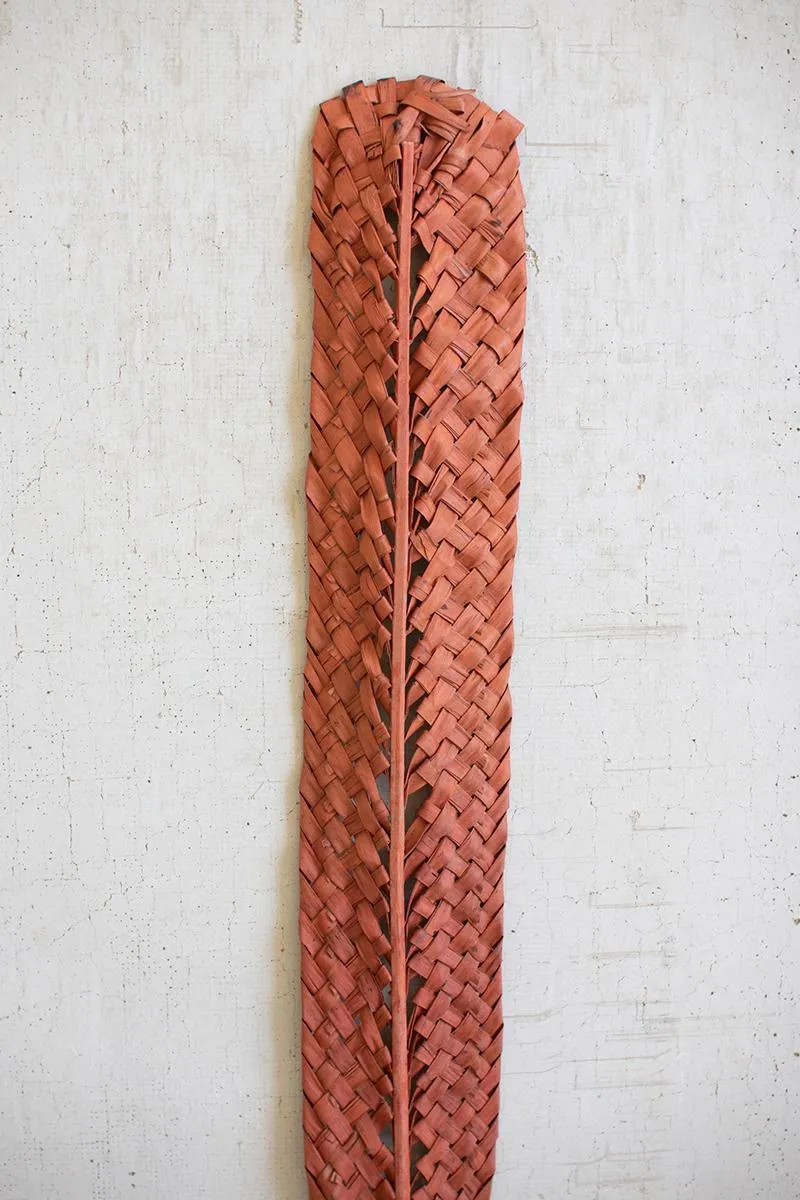 Coral Woven Kejur Leaf (Pack of 12)