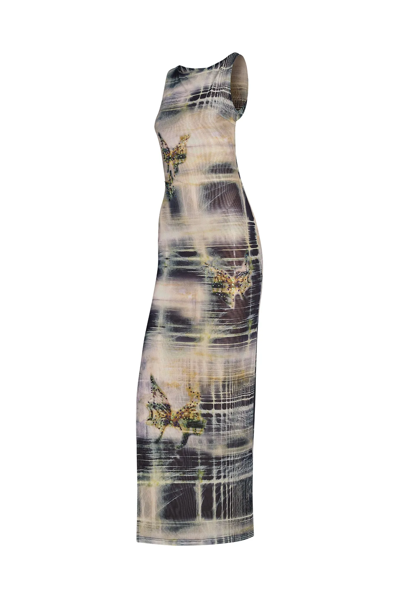 DAPHNIA MAXI DRESS - NEUTRAL : EMBER