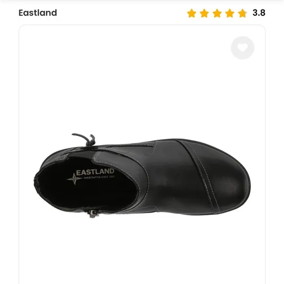 Eastland Women's Bella Ankle Boot - Slip-On Comfort with Zippe Size 7