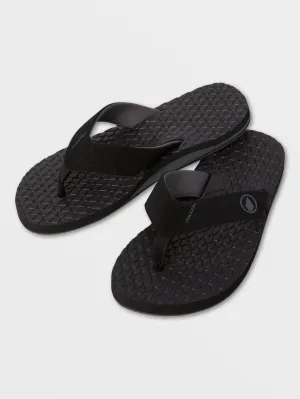 Eco Recliner 2 Sandalen - BLACK GREY