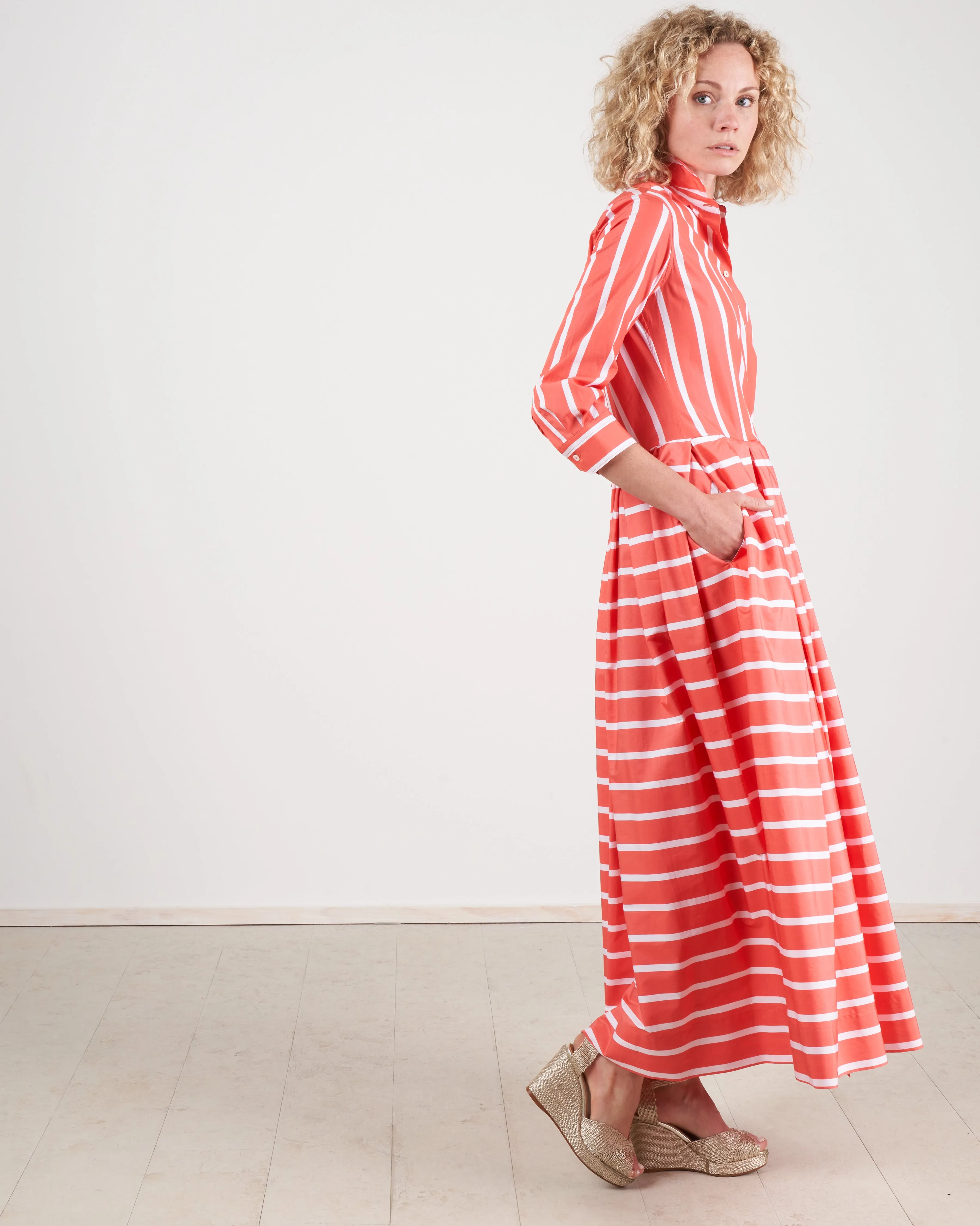 elenat dress - stripe
