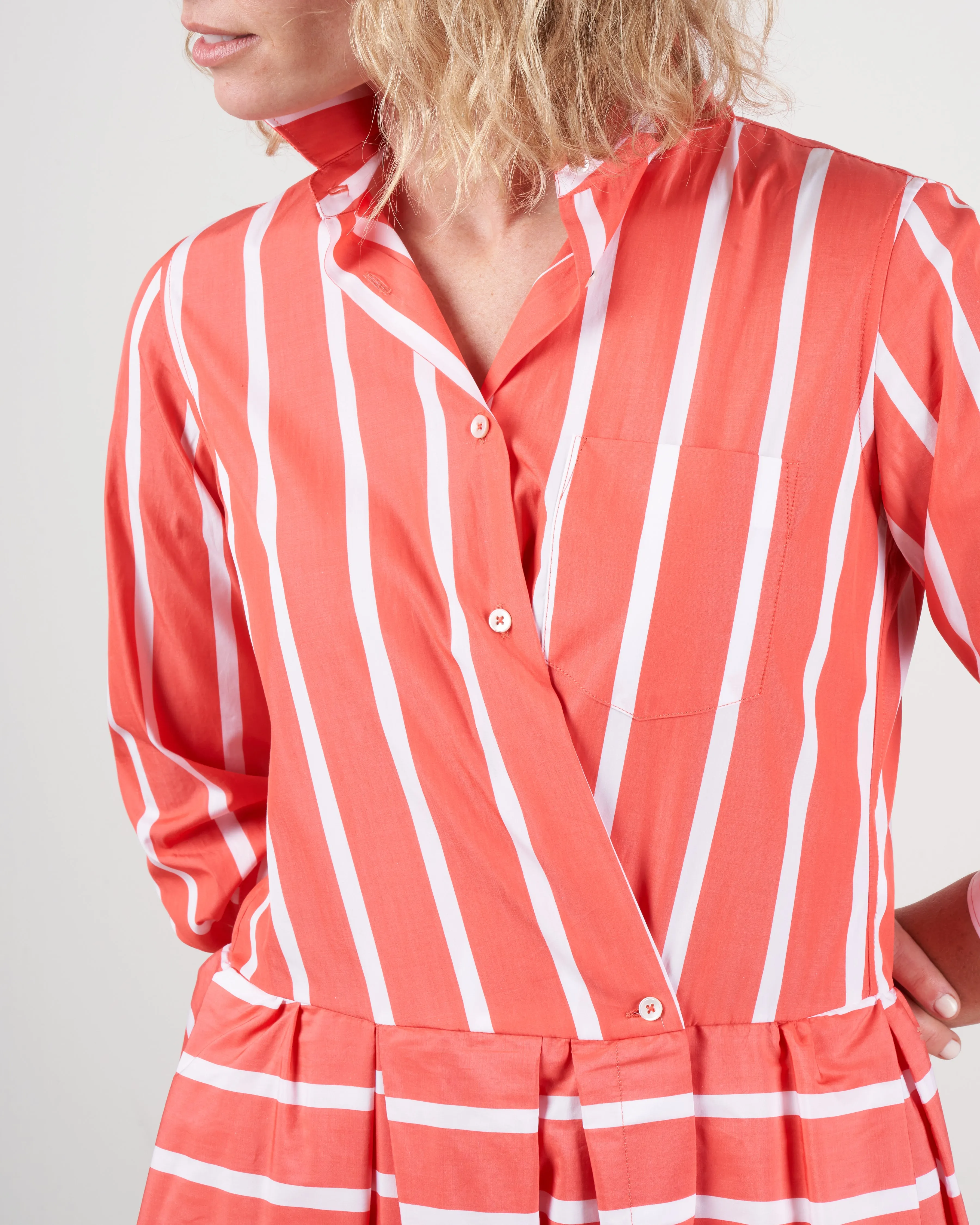 elenat dress - stripe