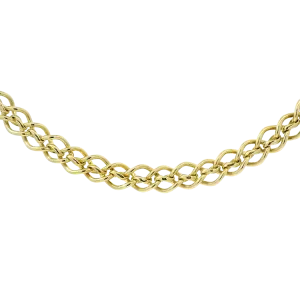 Estate 14k Yellow Gold Woven Link 18" Neck Chain