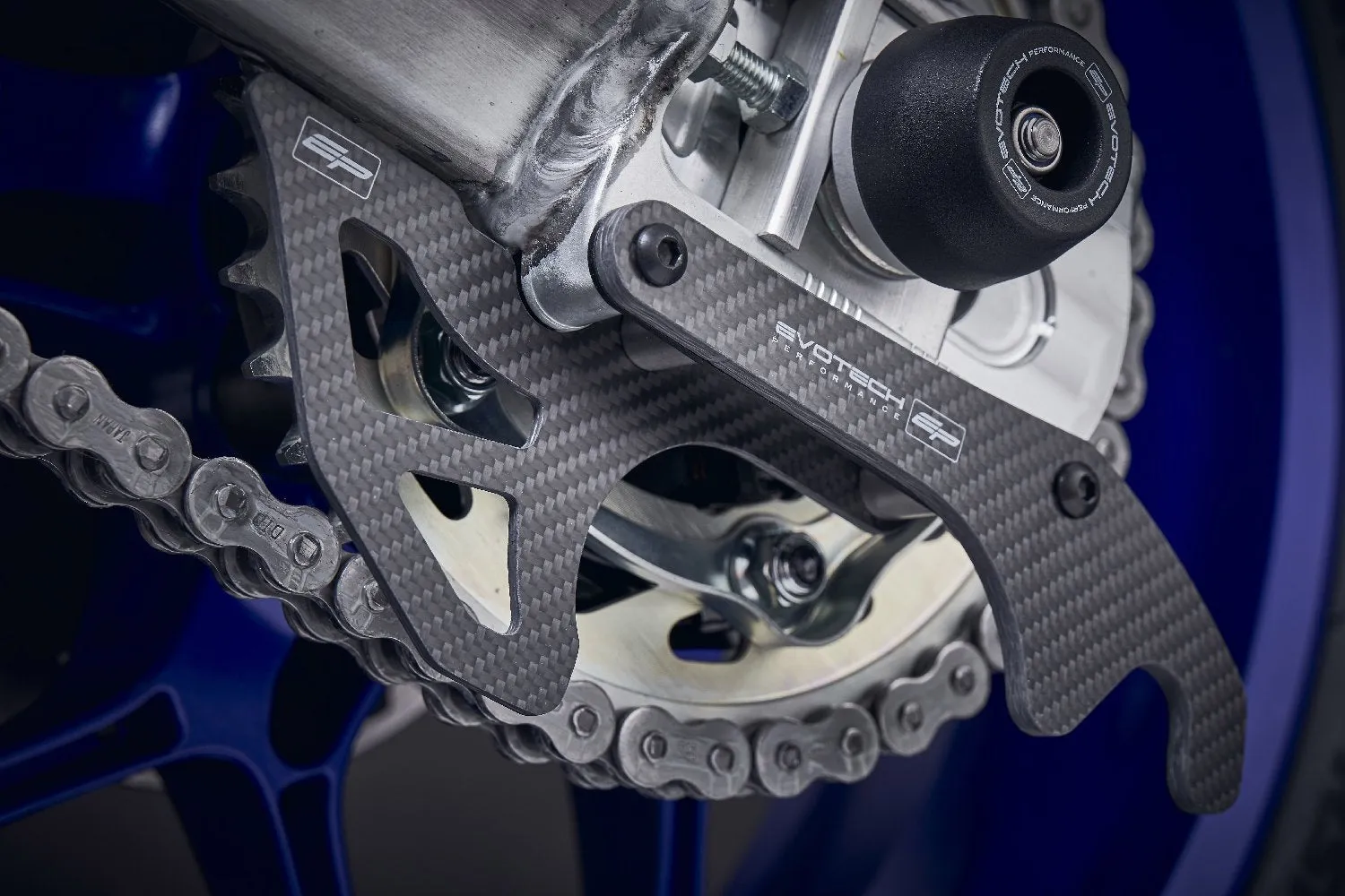 Evotech Carbon Fibre Toe Guard - GP Style Paddock Stand Plates - Yamaha YZF-R9 (2025 )