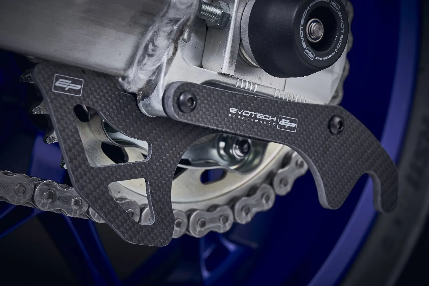 Evotech Yamaha MT-10 SP Carbon Fibre Toe Guard - GP Style Paddock Stand Plates (2016 - 2021)