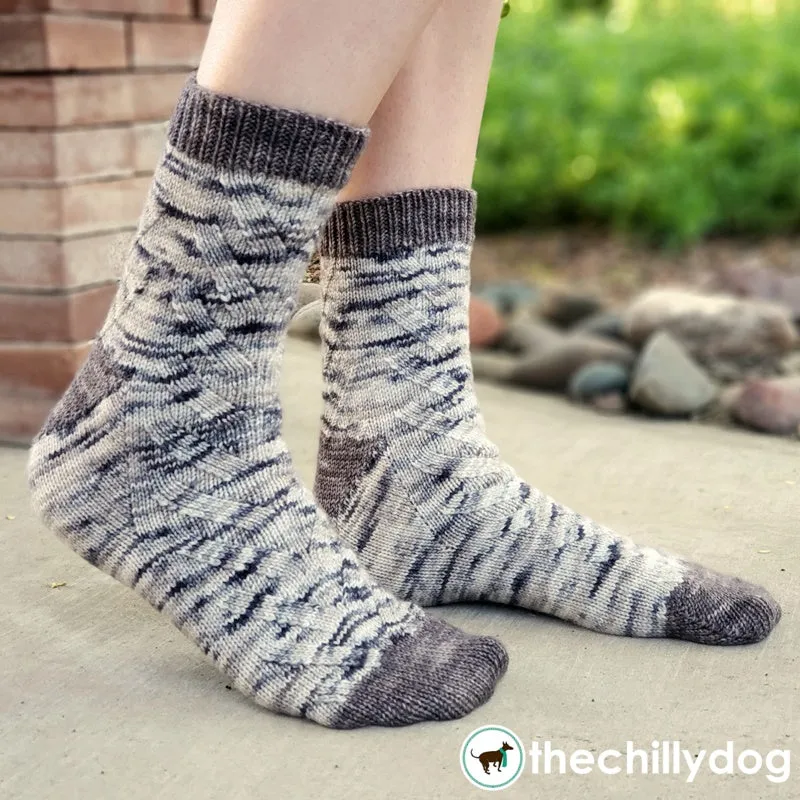 Free-Climber Socks: Knitting Pattern PDF
