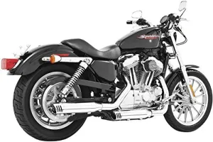 Freedom HD00391 Exhaust (3.25" Racing Slip-On Black Tip)