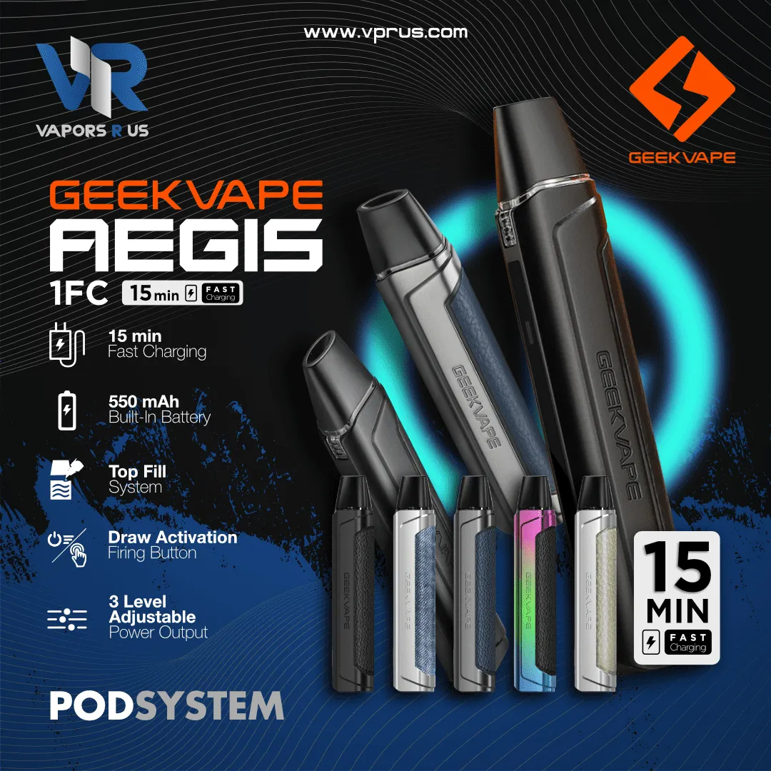 GEEKVAPE - AEGIS One FC Pod System Kit 550mAh 2ml (Fast Charging)