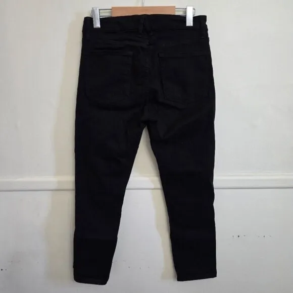 Good American Black Good Legs Crop Jeans