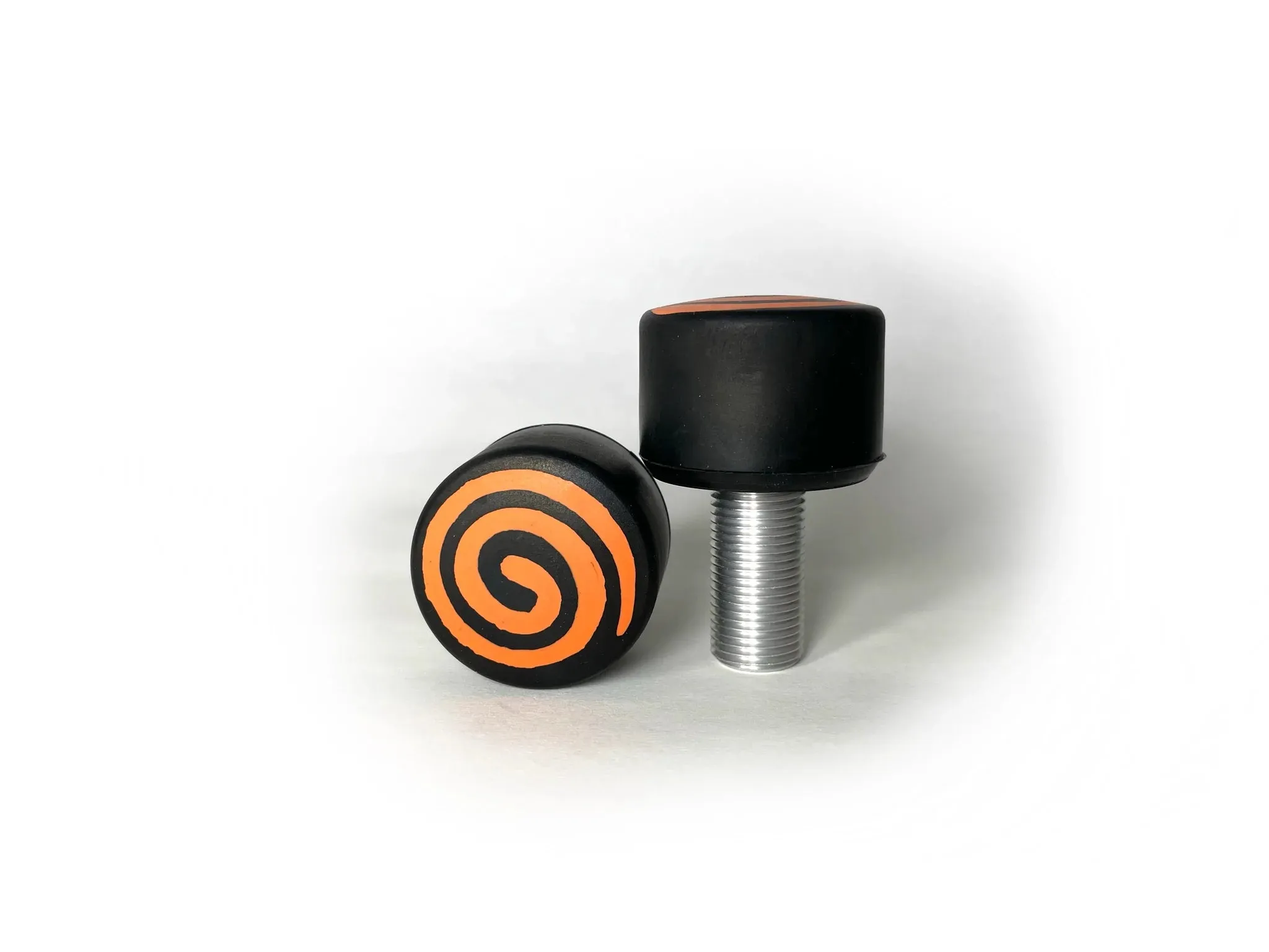Grindstone Dizzy Izzy - Deadstop Toe Stops - Black with Color Swirl