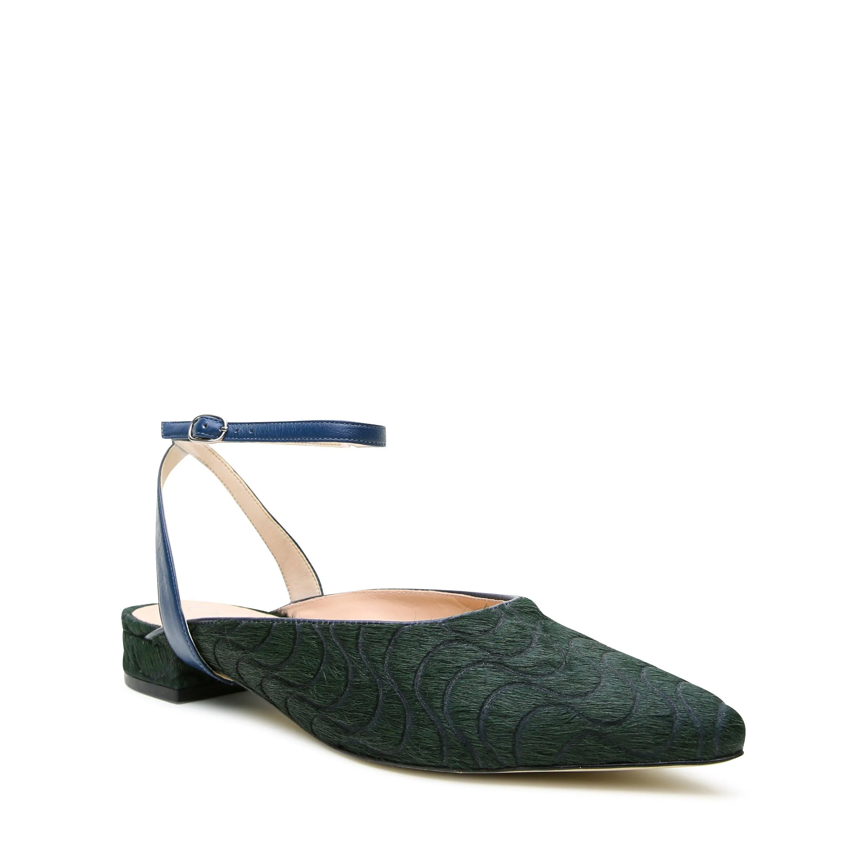 Groovy Green Point Slide   Evening Sky Marilyn Strap