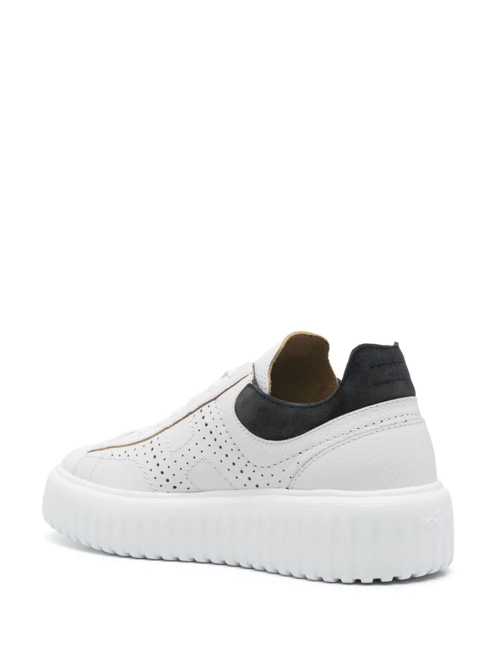 H-stripes leather sneakers