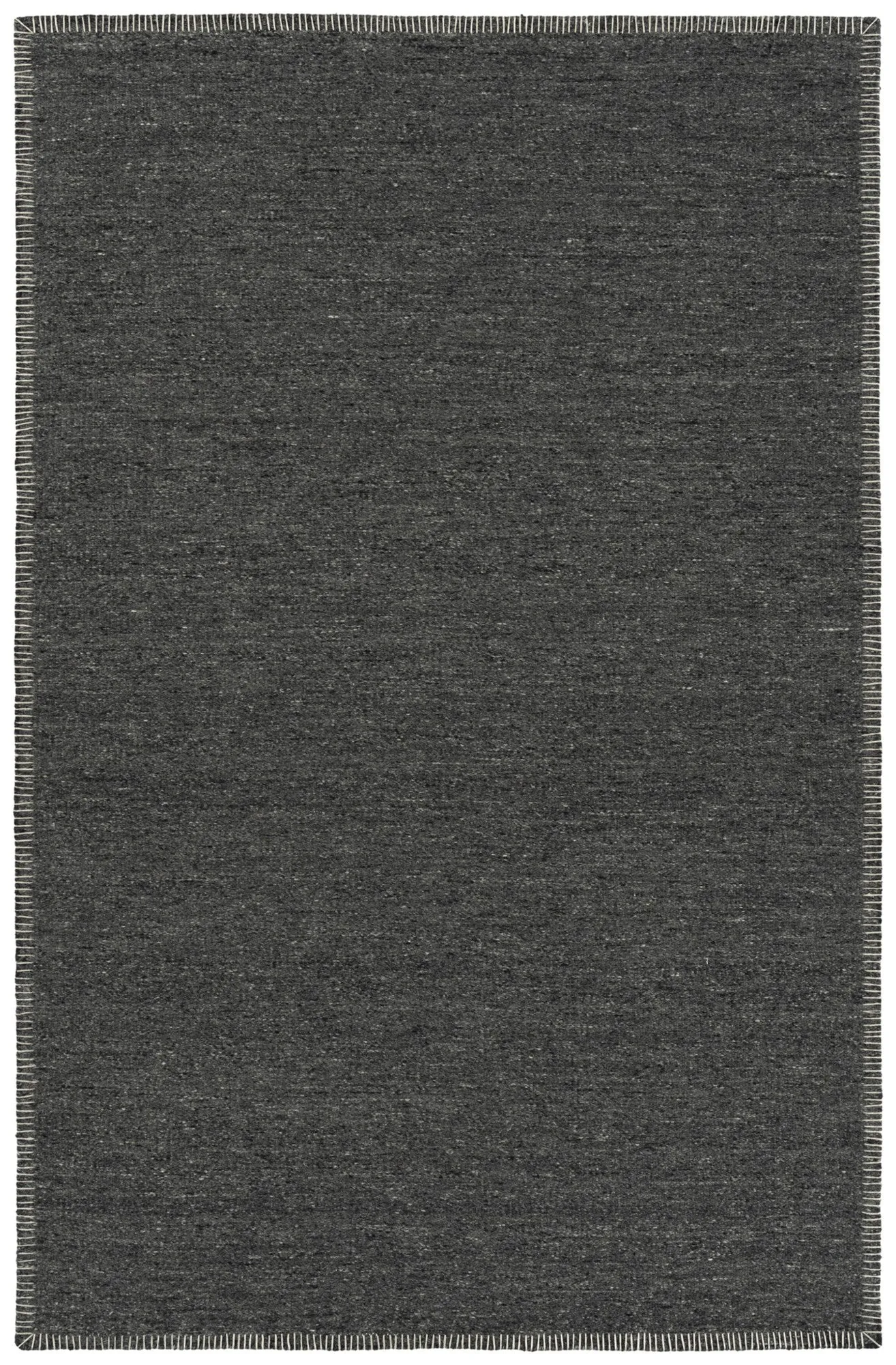 Hand Woven & Hand Serged 5x8 Wool Area Rug in Charcoal Grey by Kaleen Rugs! Made in India! Retails $507 US 