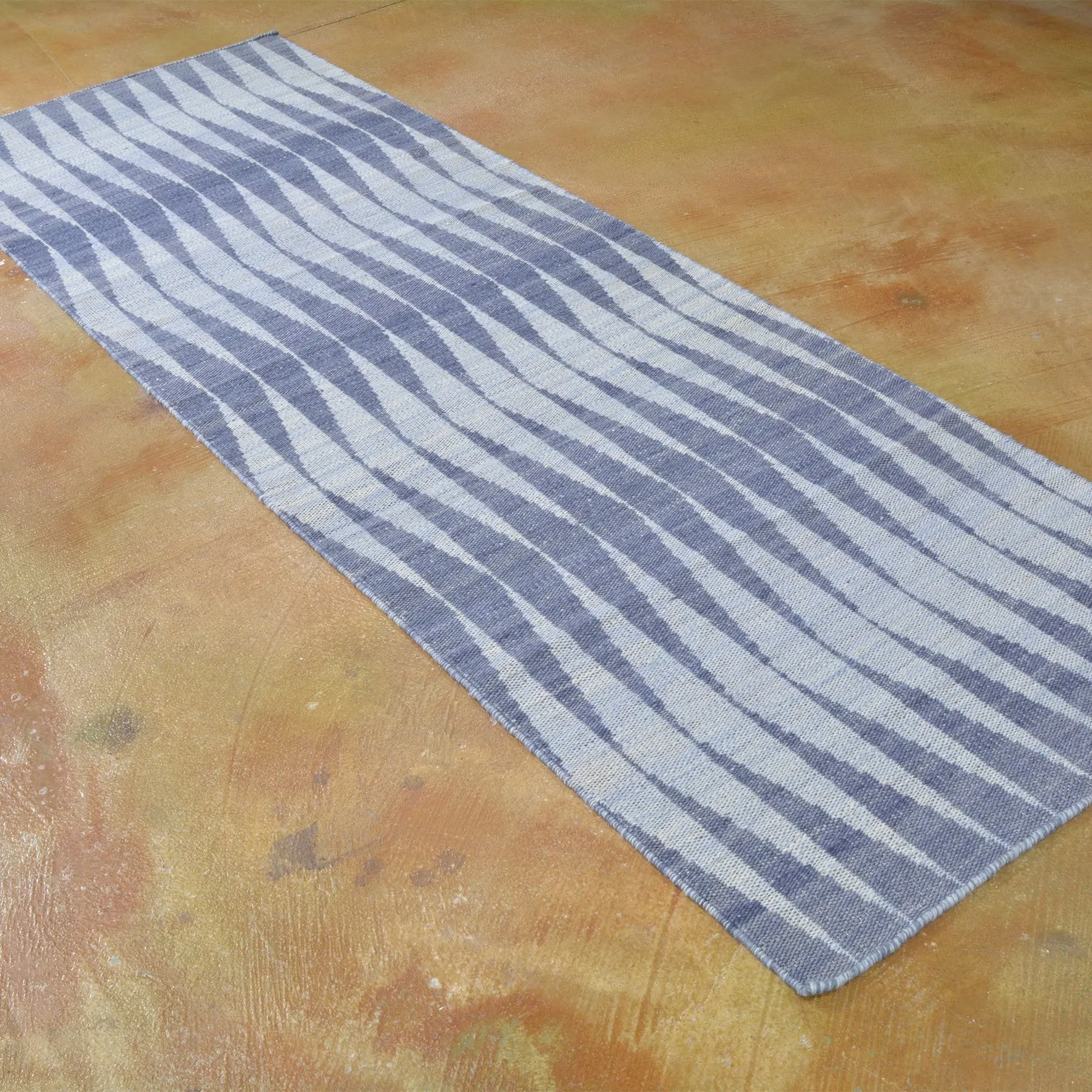 Hand-Woven Mordern Reversible Kilim Handmade 100% Wool Rug (Size 2.8 X 8.0) Brrsf-1467