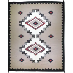 Hand-Woven Navajo Style Southwestern Design Rug (Size 11.11 X 14.7) Cwral-7638