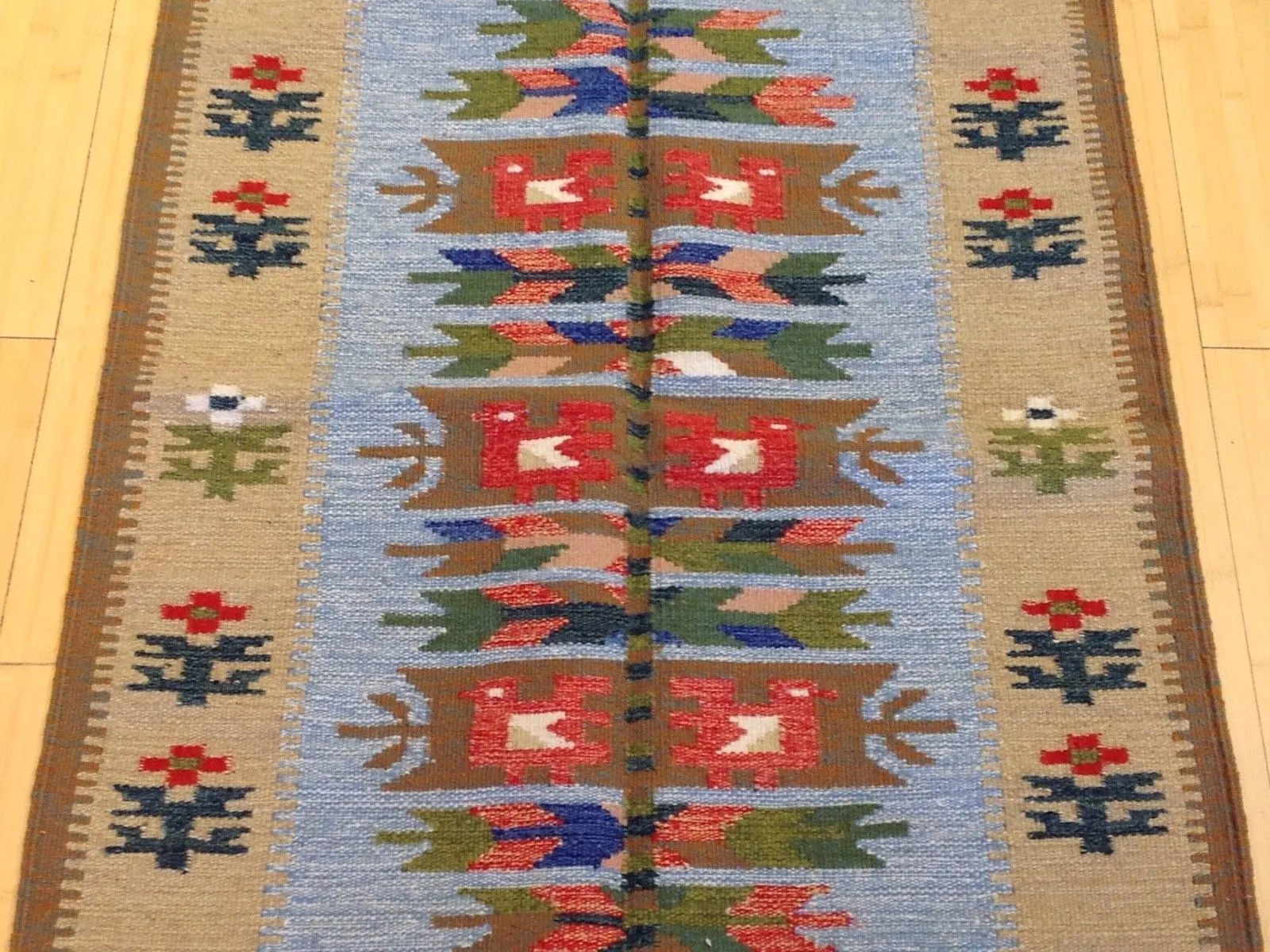 Hand-Woven Reversible Macedonian Kilim Handmade Wool Rug (Size 2.10 X 4.7) Brral-5283