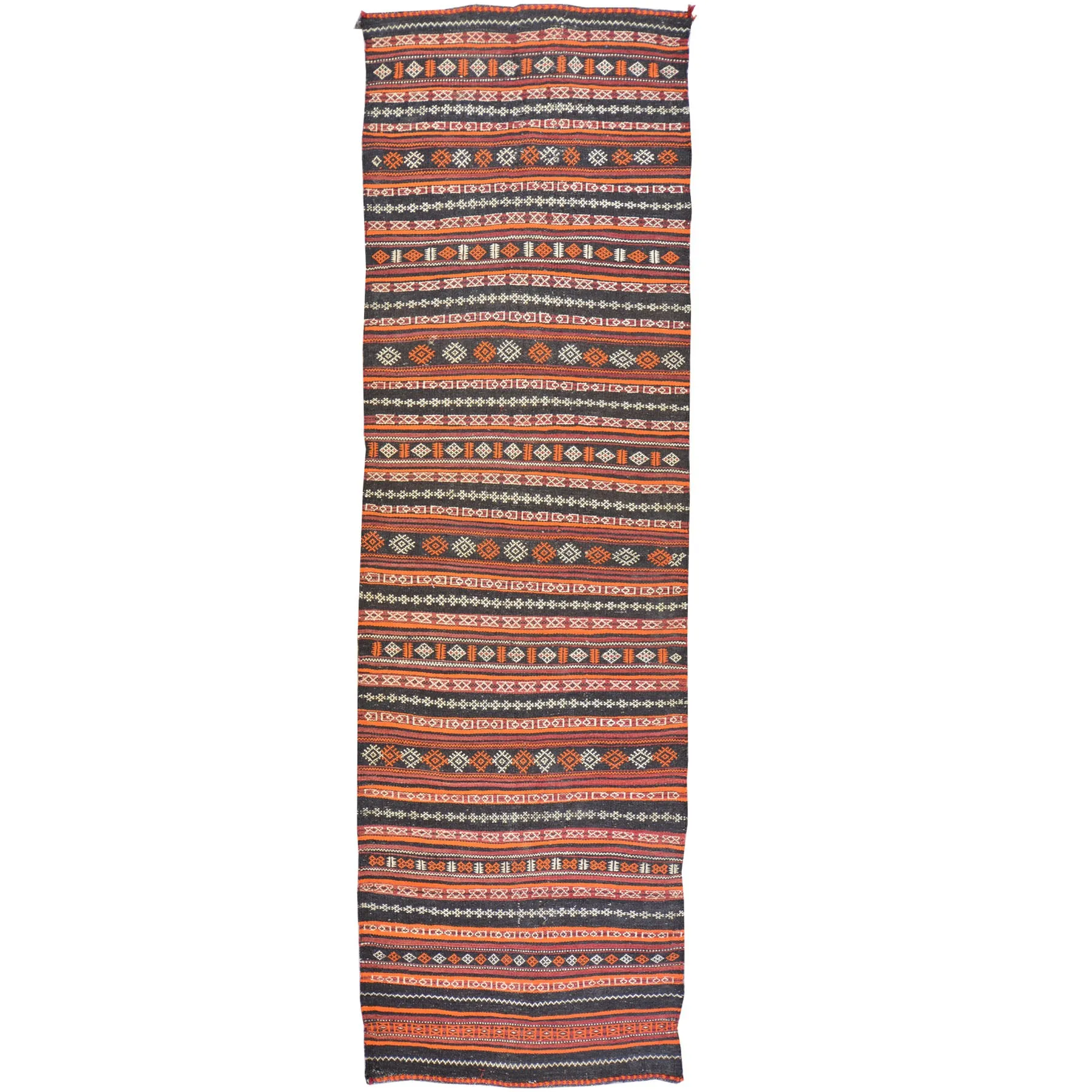 Hand-Woven Tribal Kilim Flatweave Surmai 100% Wool Rug (Size 2.8 X 8.10) Brral-3288