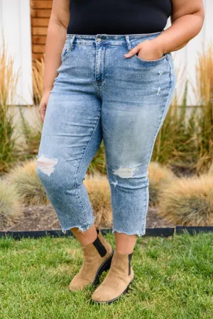 Hazel Blues® | Cityscape Cropped Chew Hem