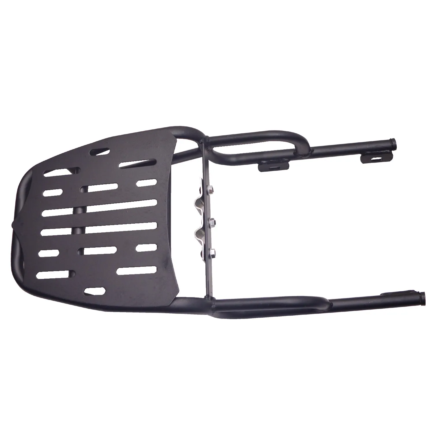 Heavy Backrest With Adjustable Cushion Support With Luggage carrier For Royal Enfield Meteor 350,(Black).