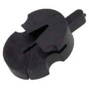 Heinl 51/500 Rubber Violin Shaped 1-Hole Mute-Tourte Type