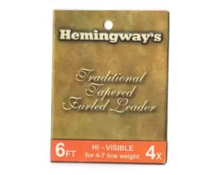 Hemingways Tapered Hand Woven Furled Leader