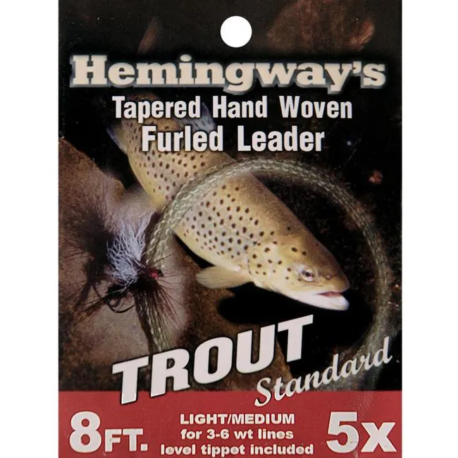 Hemingways Tapered Hand Woven Furled Leader