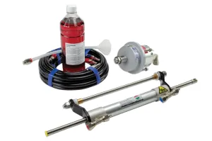 Hydrodrive Hydraulic Steering System kit for Outboards max 80HP EU made Yamaha Mercury Mariner Suzuki Tohatsu Honda